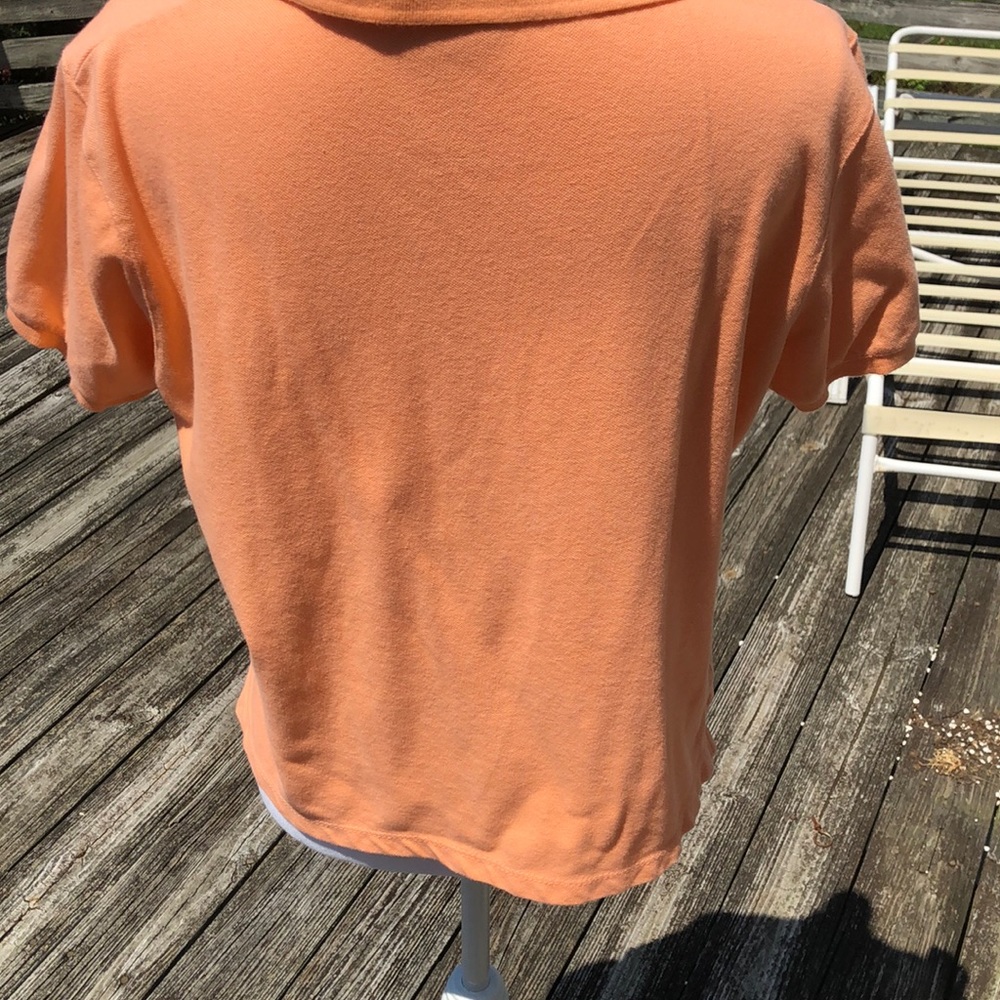 Beautiful melon colored polo! - Picture 4 of 5